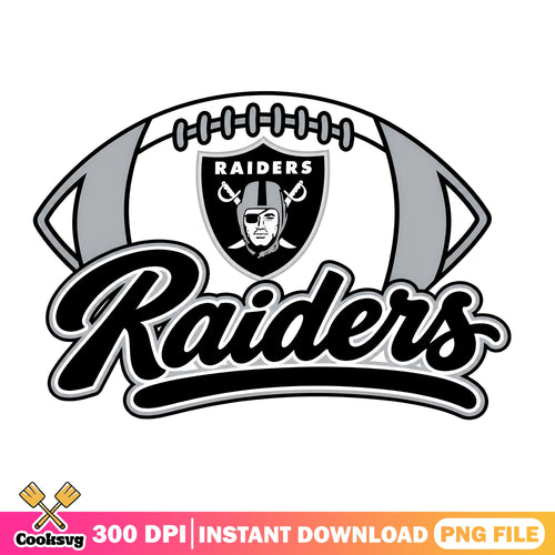 Raiders Script Football PNG, Raiders Fan PNG, Football Season PNG