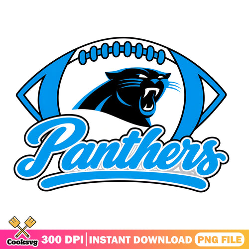 Panthers Script Football PNG, NFL Team PNG, Carolina Panthers PNG