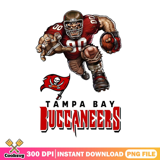 Tampa Bay Buccaneers NFL PNG, Football Mascot PNG, NFL PNG