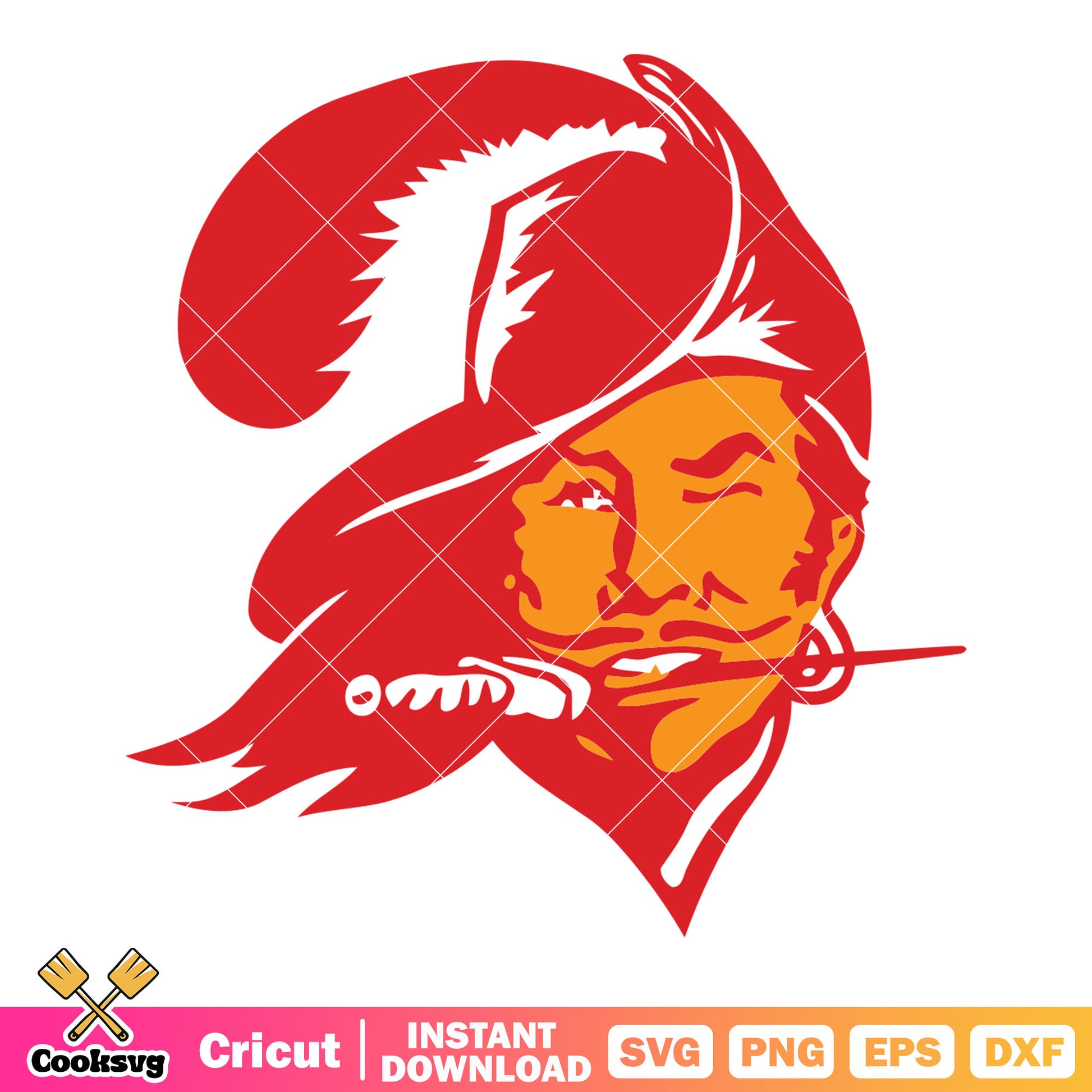 Tampa pirate svg, tampa bay buccaneers svg, nfc south svg