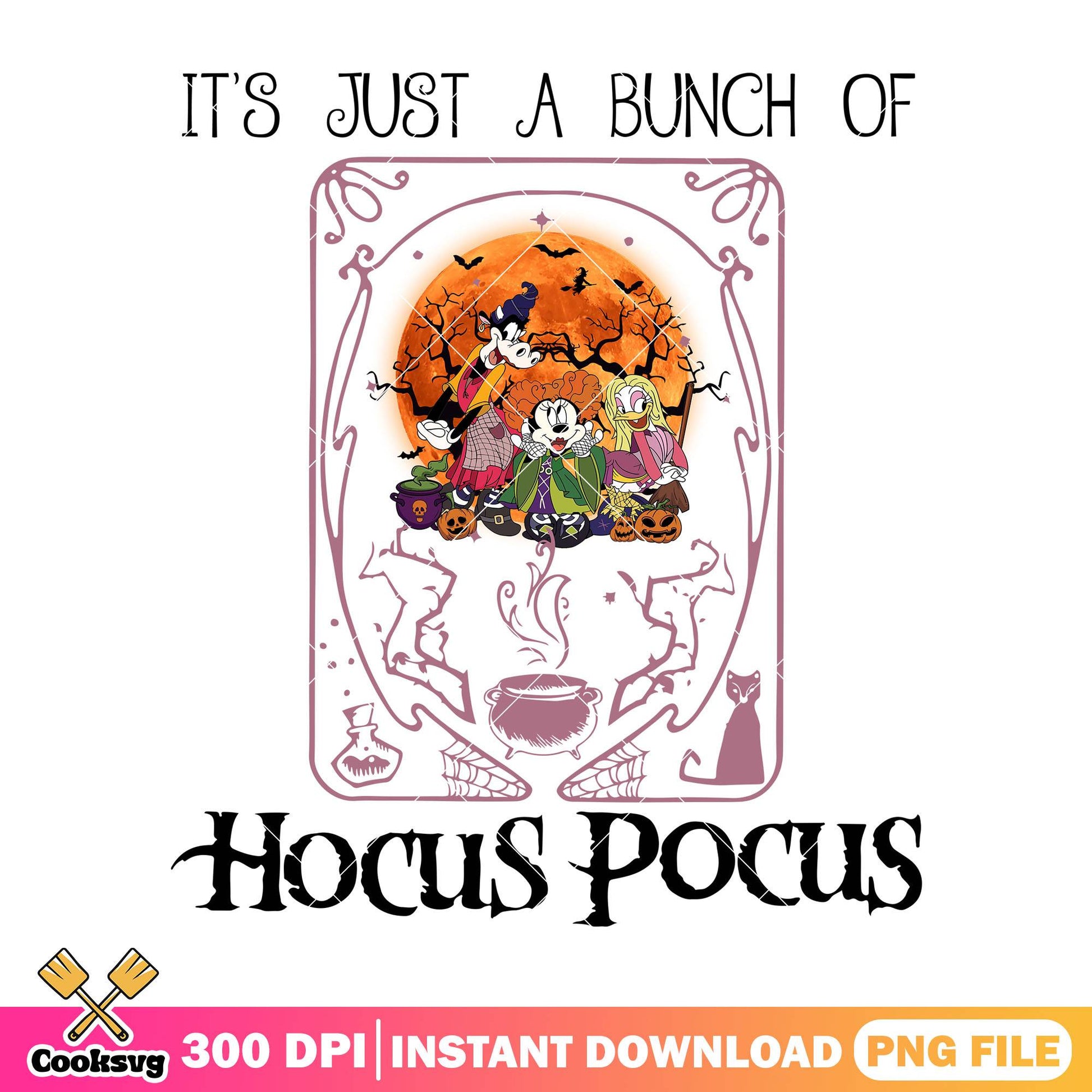 Tarot mickey witches png, hocus pocus witches png, disney world png
