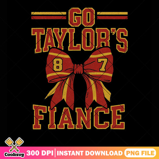 Taylors fiance bow png, taylor swift merch​ png, nfl football png