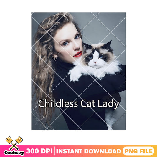 Taylor swift childless cat lady png, childless cat lady​ png