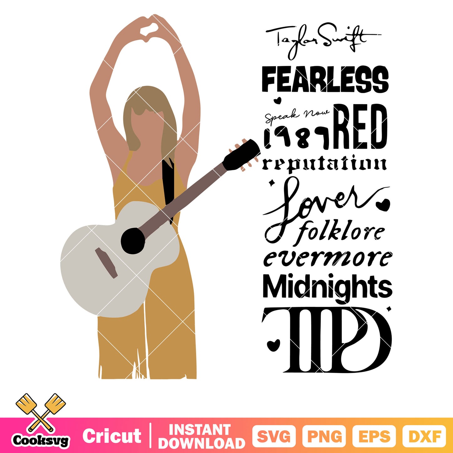 Taylor swift fearless 1989 midnight svg, taylor swift midnight svg