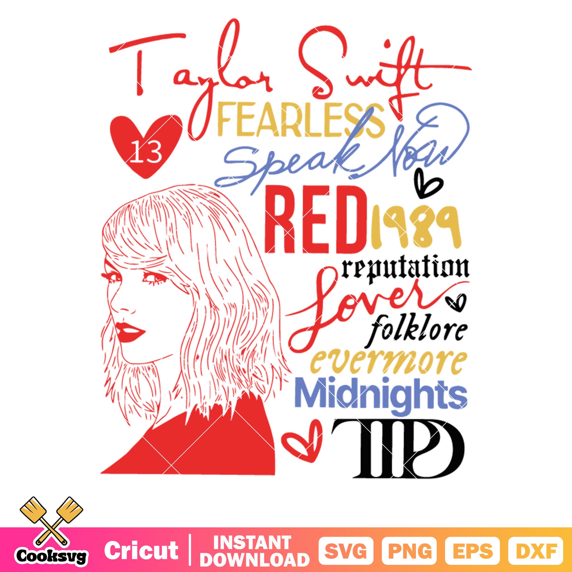 Taylor swift fearless midnights svg, fearless taylor swift​ svg