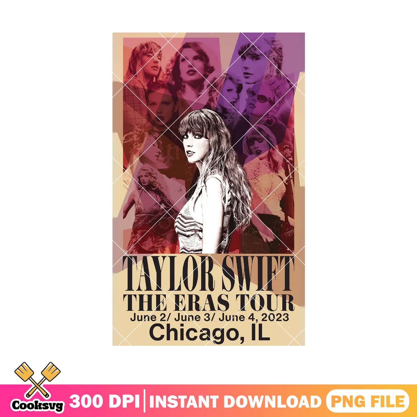 Taylor swift the eras tour chicago png, taylor swift eras tour png