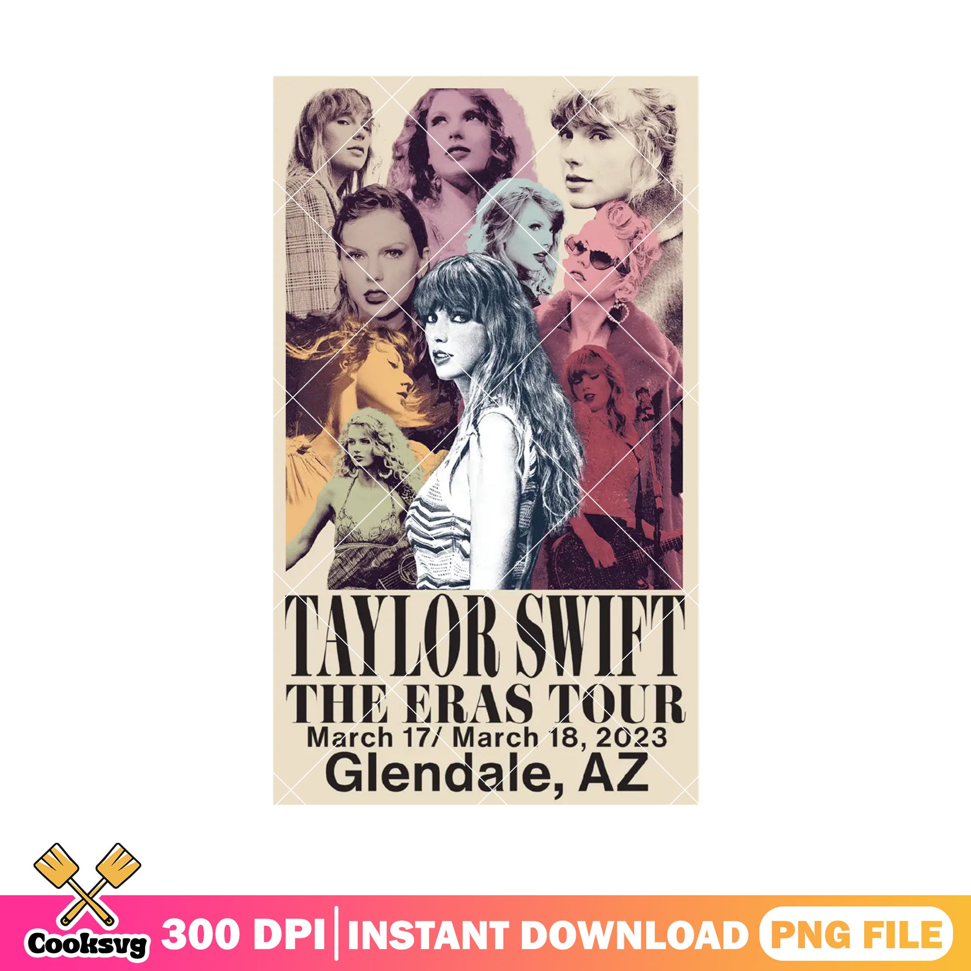 Taylor swift the eras tour glendale png, taylor swift eras tour png