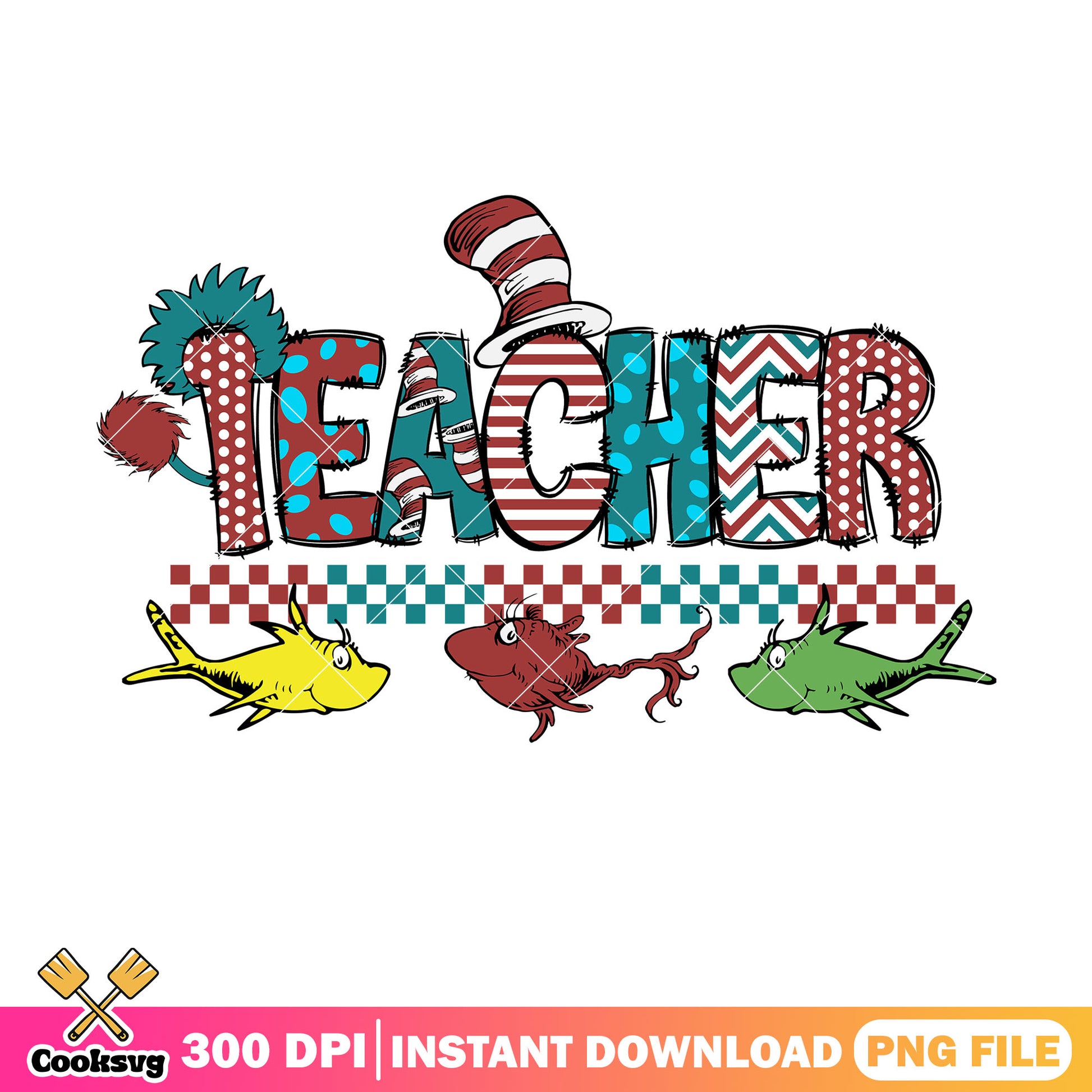 Teacher and fish dr seuss cartoon file png, dr seuss teacher png