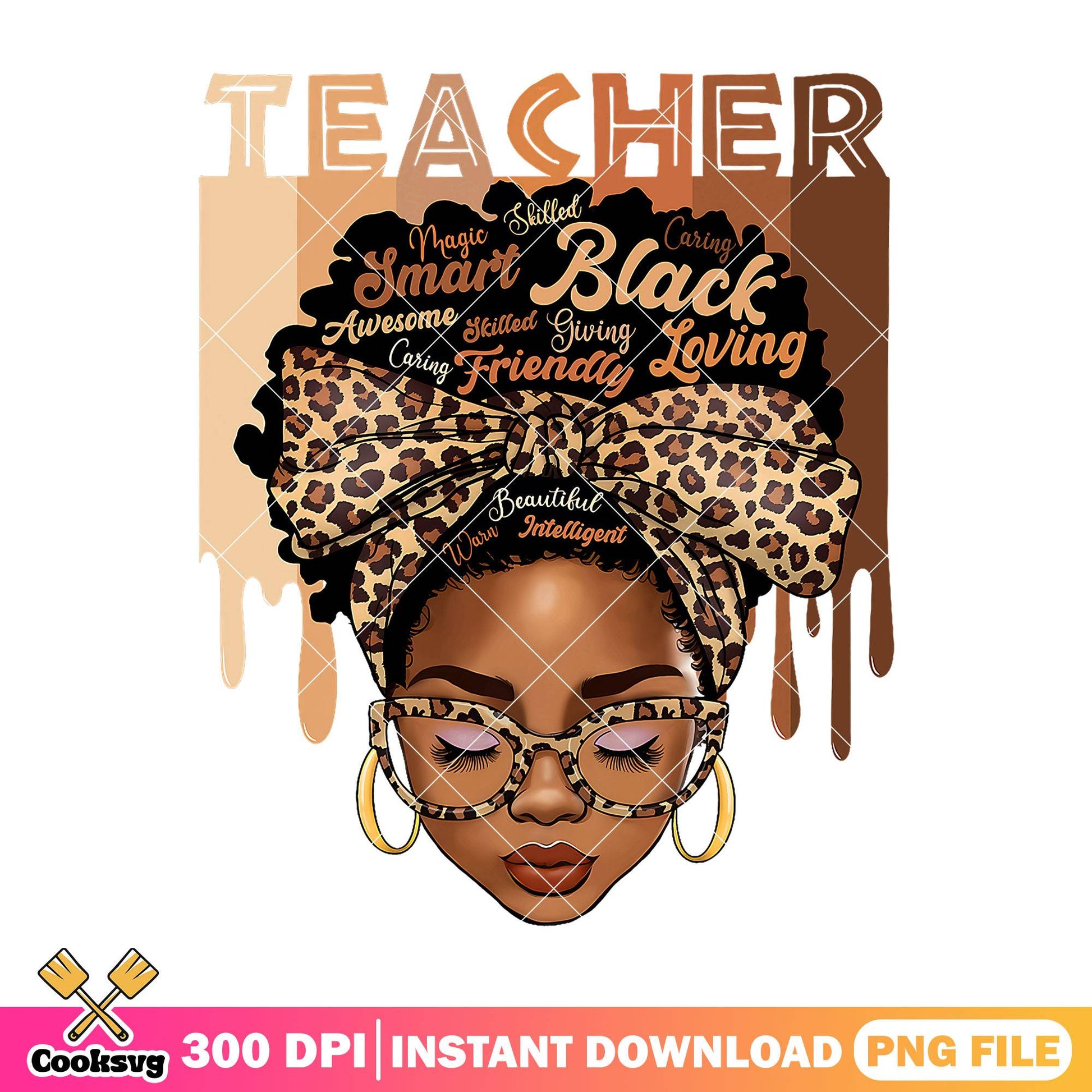 Teacher head design file png, cute girl png, happy back to school png