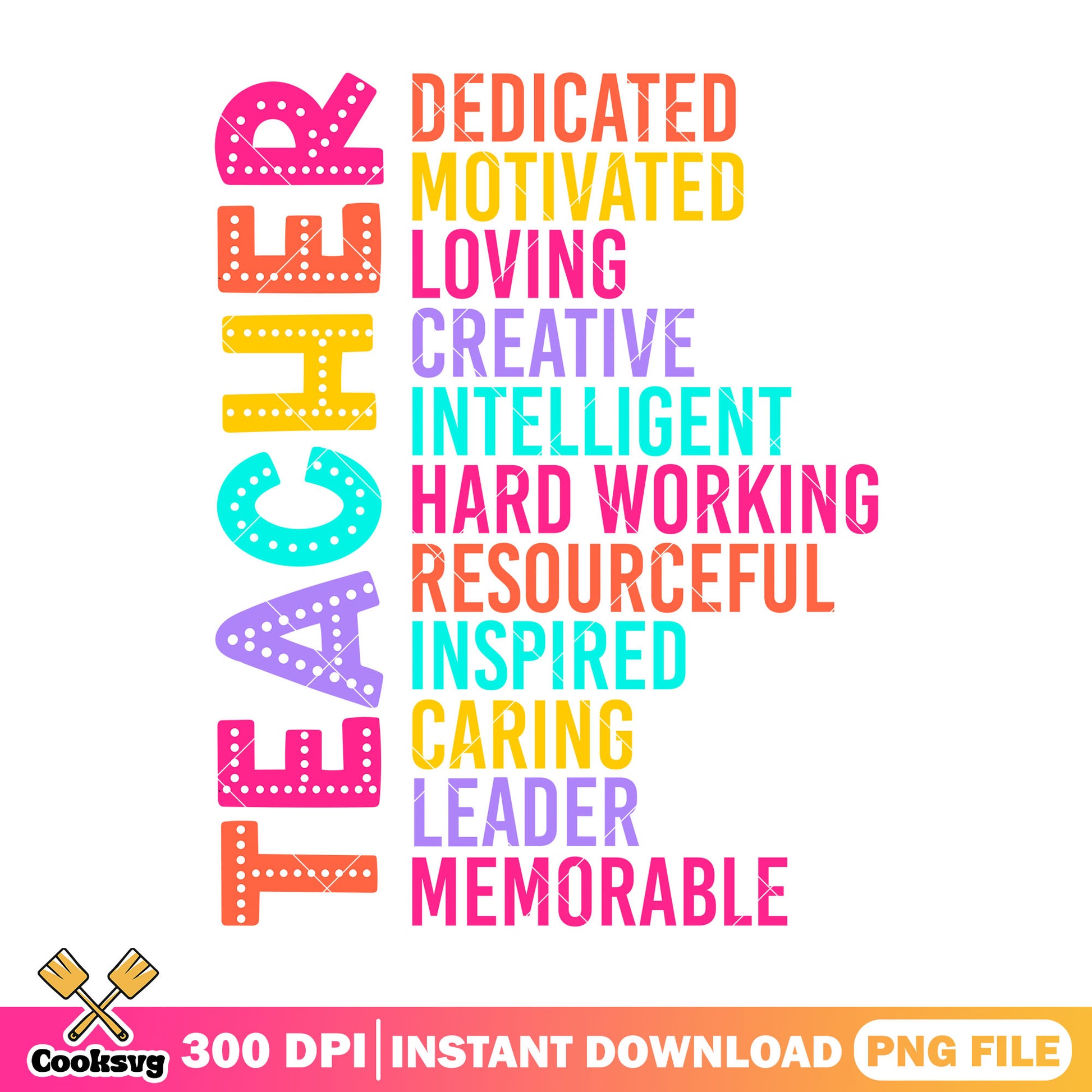 Teacher quality design png, rainbow font png, i want back to school png