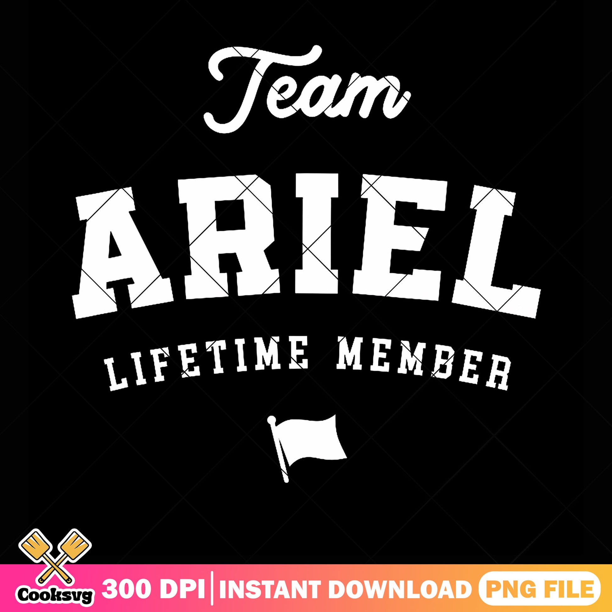 Team ariel lifetime member png, funny art png, t shirt clip art png