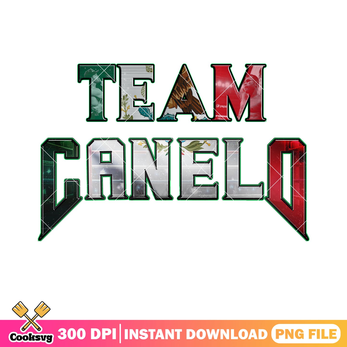 Team canelo text design png, team canelo​ png, king canelo​ png