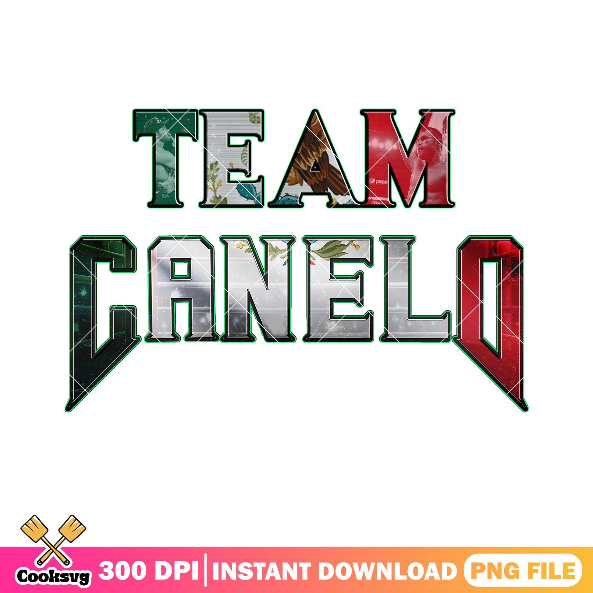 Team canelo text design png, team canelo​ png, king canelo​ png