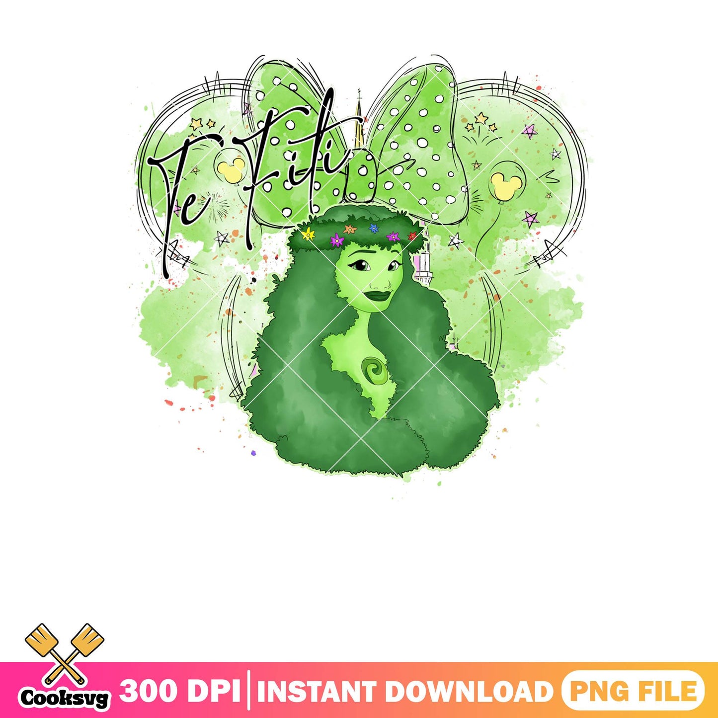 Te fiti disney bow png, te fiti png, disney characters png