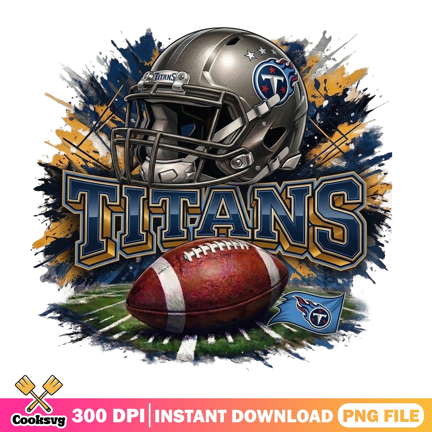 Tennessee Titans NFL PNG, Football Helmet Sublimation, Titans PNG