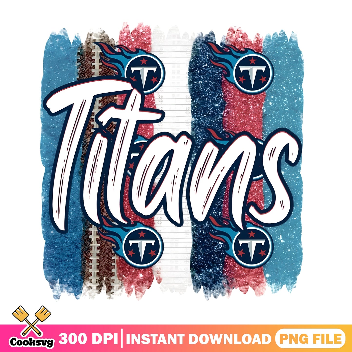 Tennessee Titans NFL PNG, Football Team Brush Stroke PNG, Titans Logo PNG