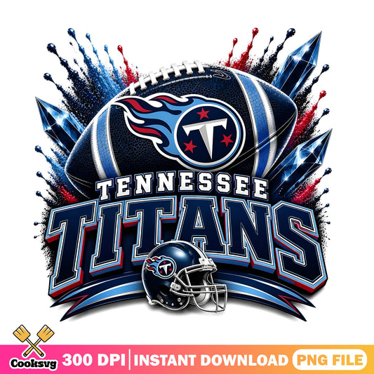 Tennessee Titans PNG, NFL Football Team Sublimation, Sports PNG