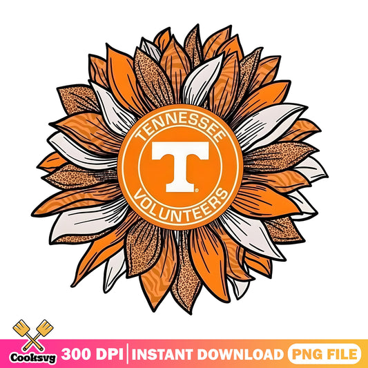 Tennessee Volunteers Sunflower PNG, Vols Football PNG, NCAA PNG