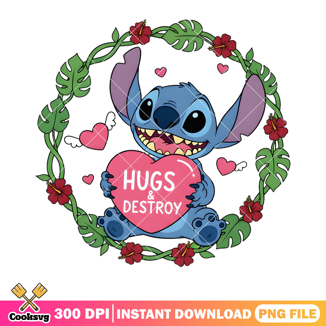 Terminator stitch valentine png, valentine day png, lilo and stitch pn ...