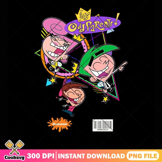 The Fairly OddParents png, 90s style png, Nickelodeon png
