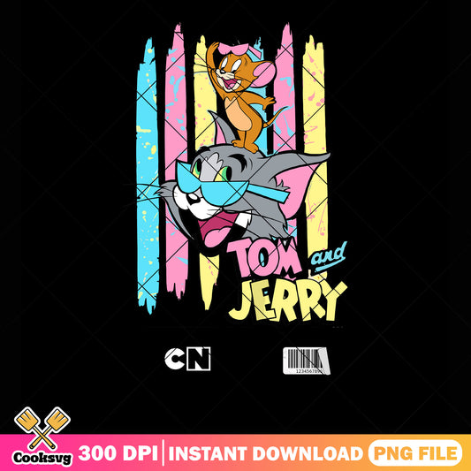 The Tom and Jerry Show png, Cartoon Network png, cool style 90s png