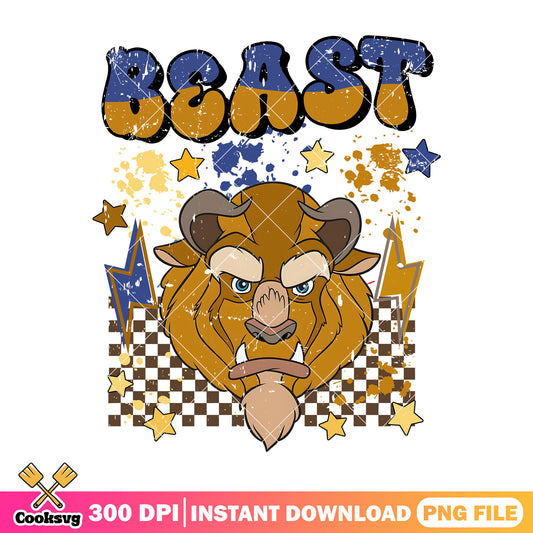 The beast head vibes png, beast disney​ png, disney head png