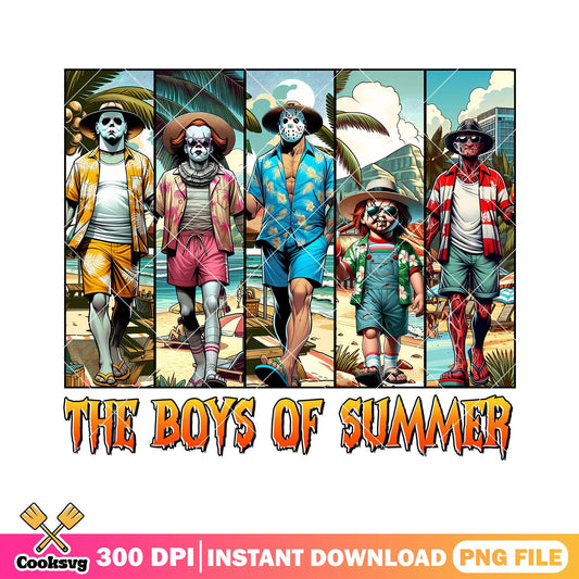 The boys of summer png, horror movies png, happy halloween png