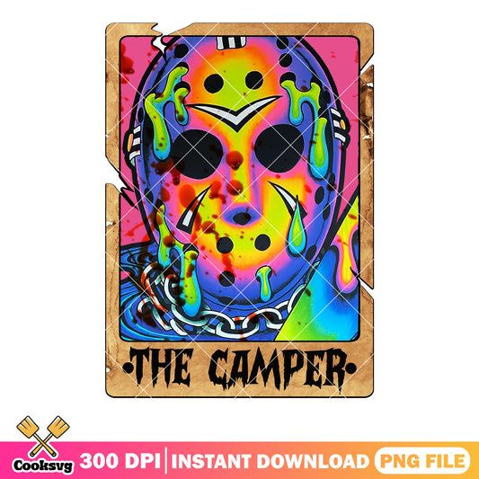 The camper serial killer png, Jason Voorhees png, scary halloween night png, 