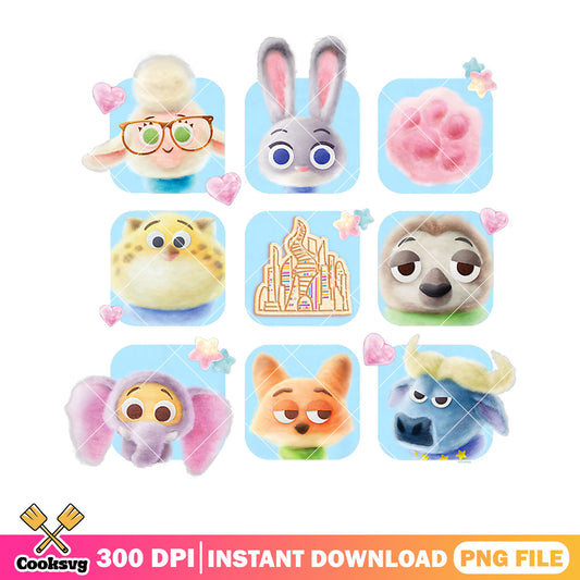 The chibi disney character png, disney zootopia png, disney movies png