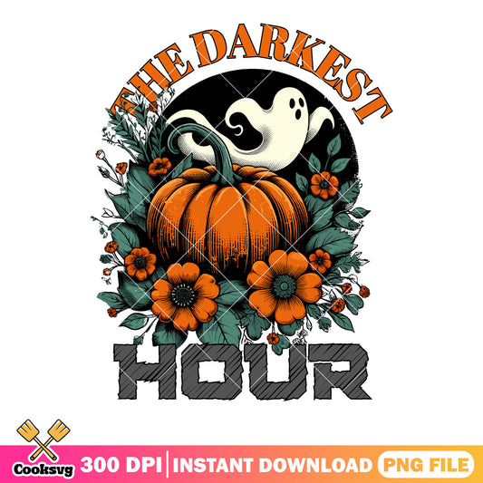 The darkest hour png, huge pumpkin  png, halloween scary png