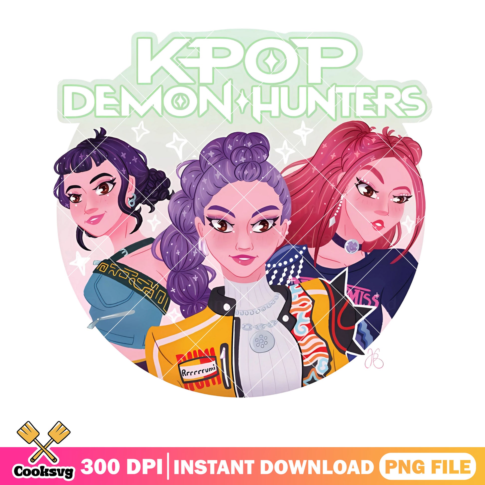 The demon hunters kpop png, huntrix png, kpop demon hunters png