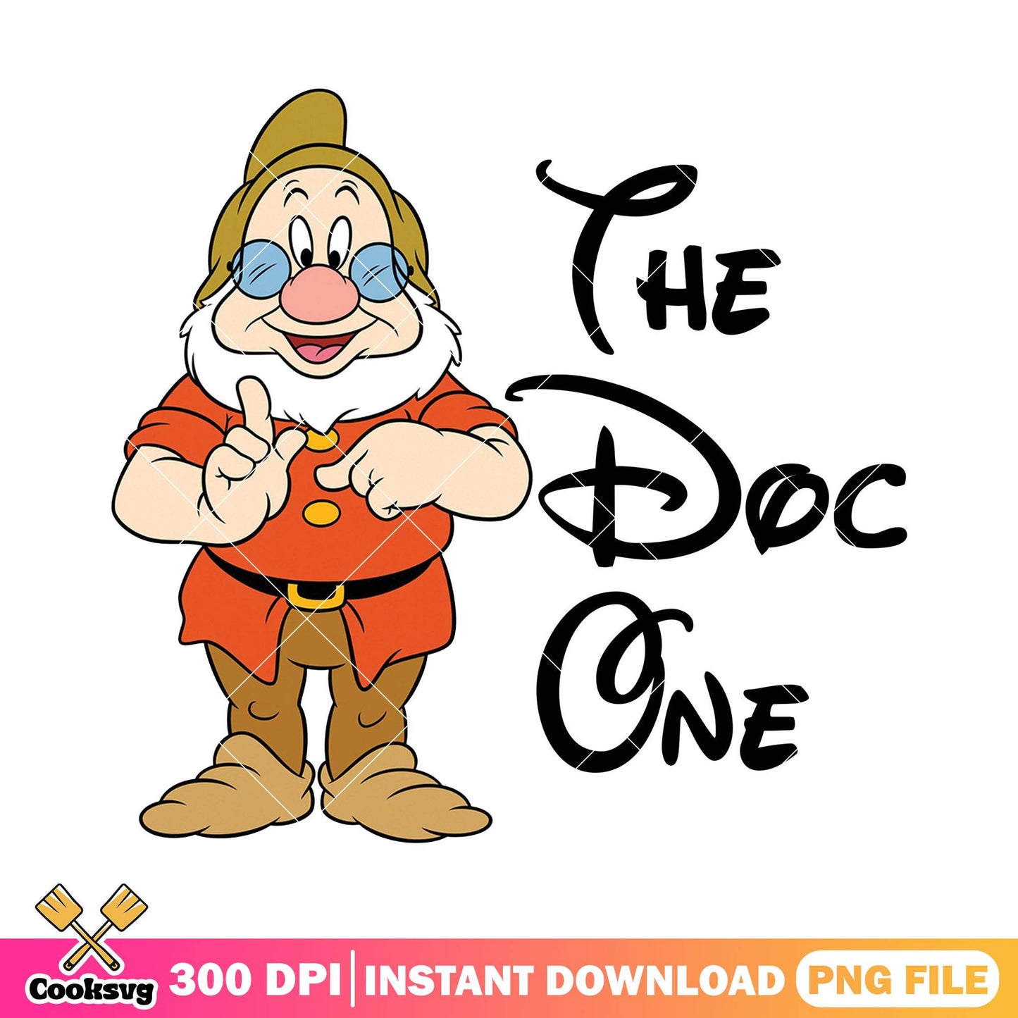 The doc one black png, snow white png, snow white dwarfs​ png