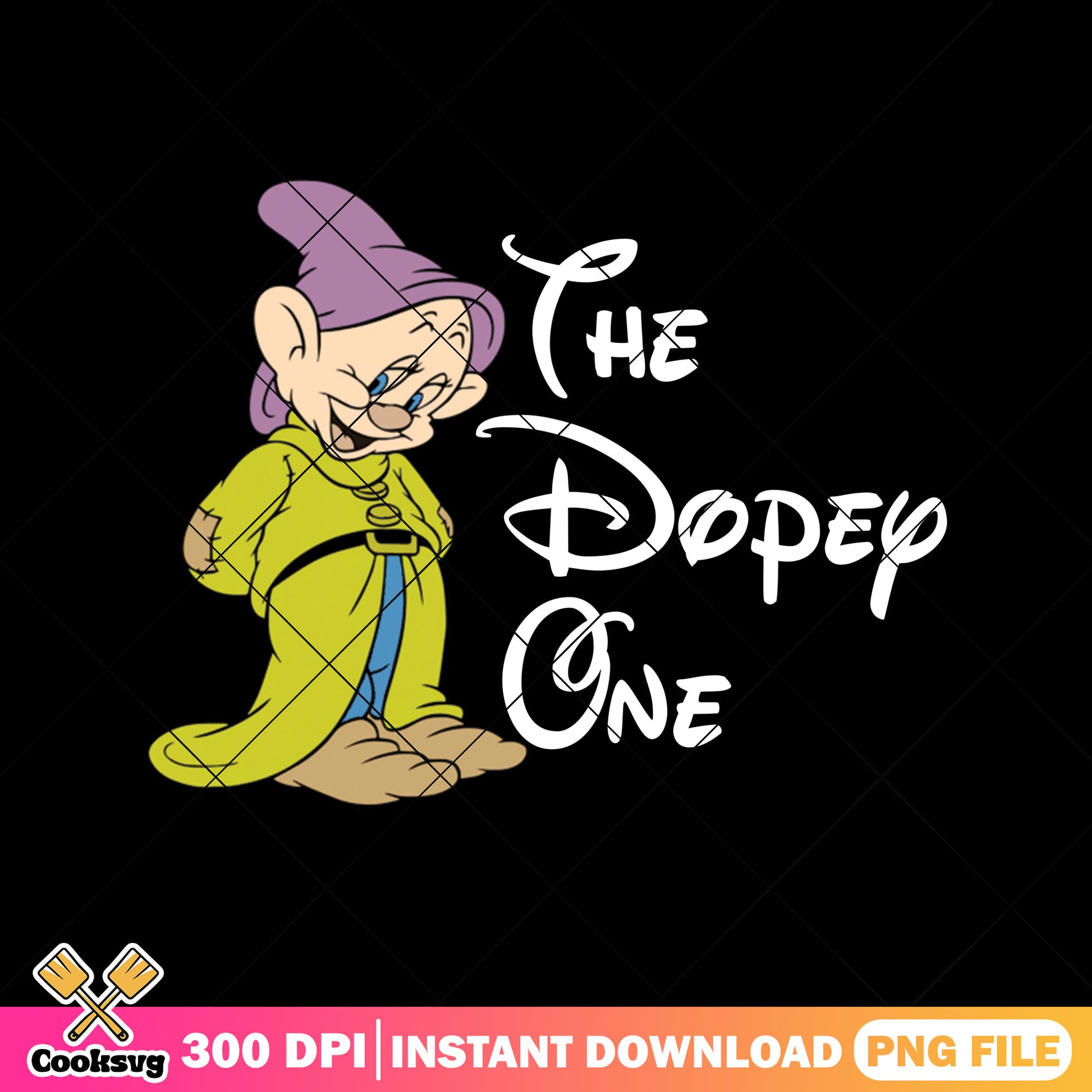 The dopey one white png, snow white png, snow white dwarfs​ png