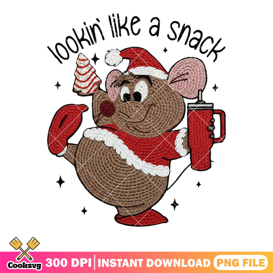 The fat rat starry night png, christmas mouse​ png, santa claus png
