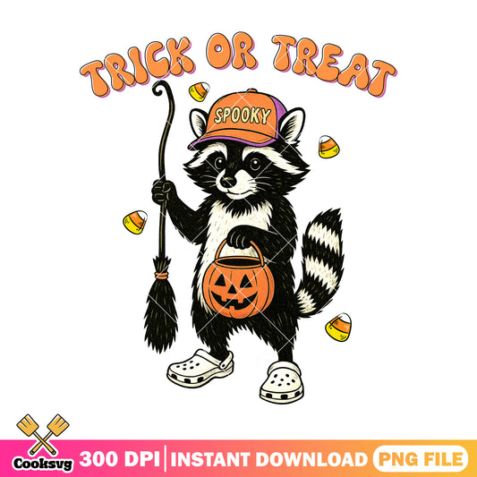 The feral trick or treat png,  cute feral png, halloween night png