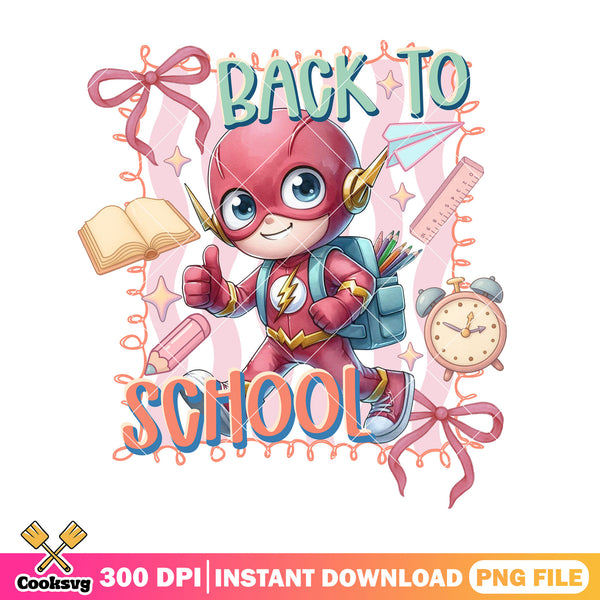 The flash chibi design png, dc character png, welcome back to school p ...