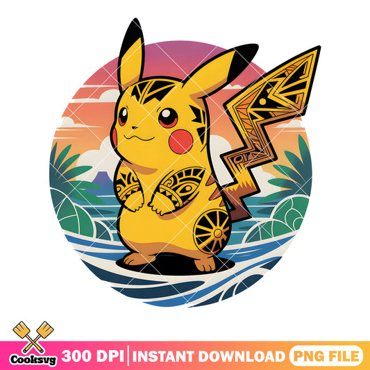 The gangster pikachu png, pokemon pikachu png, pokemon stickers png
