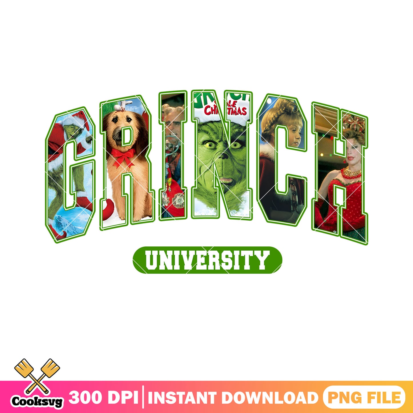 The grinch night xmas png, merry grinchmas png, cindy lou who png
