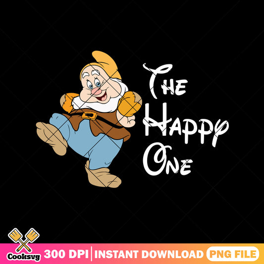 The happy one white png, snow white png, snow white dwarfs​ png