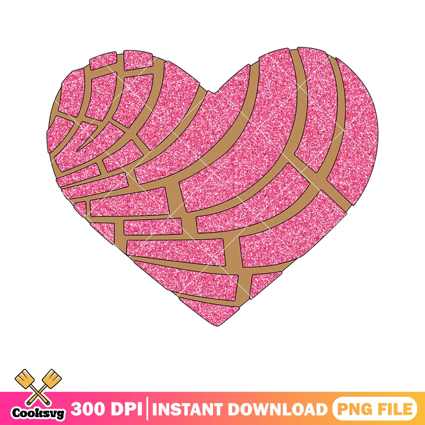 The heart cookies valentines png, love vibes png, valentine day png