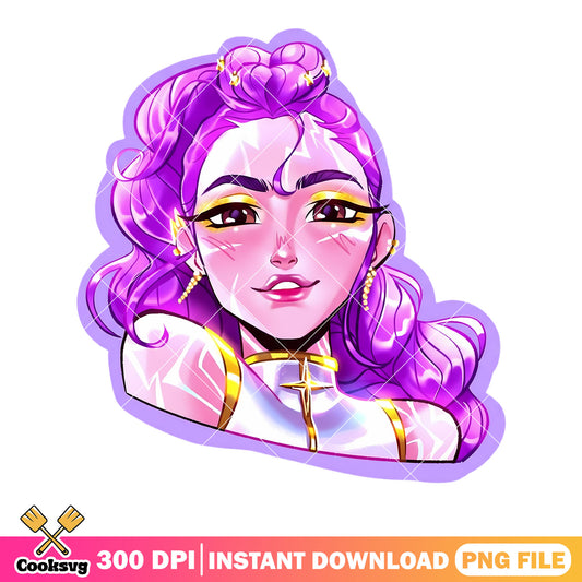 The huntrix rumi art png, kpop demon hunters png, huntrix girls png