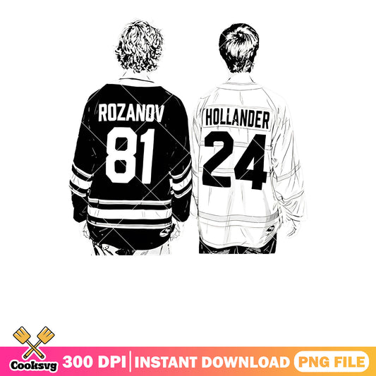The jersey rozanov hollander png, hollanov png, gay hockey png
