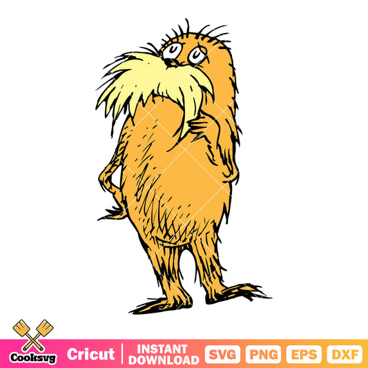 The lorax dr seuss friends svg, the lorax svg, dr seuss svg
