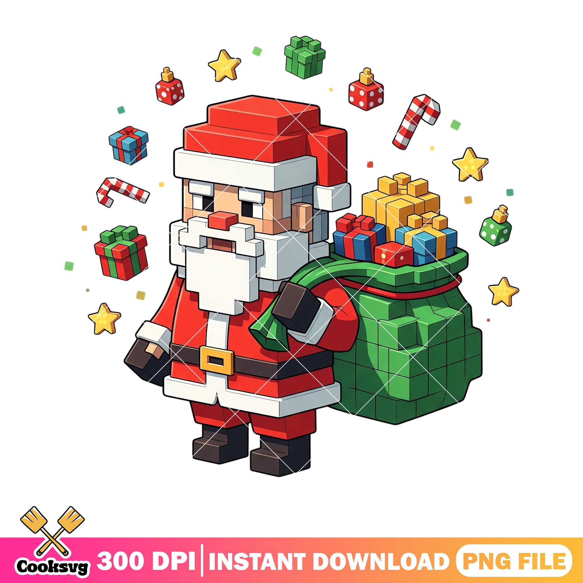 The minecraft santa claus png, mojang studio png, christmas gifts png ...