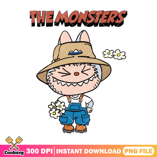 The monsters cute labubu png, cute labubu png, white labubu png