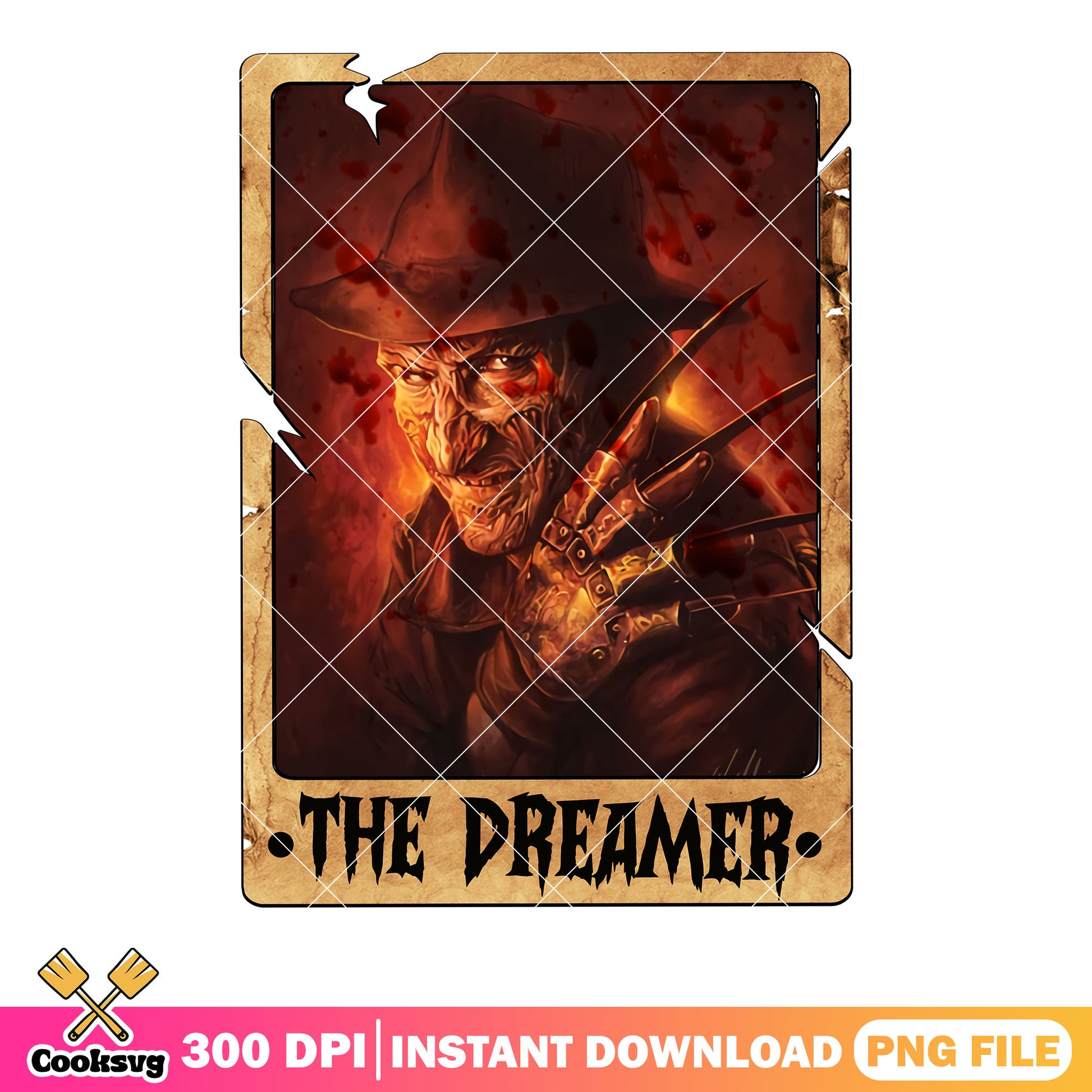 The nightmare monster png, freddy krueger png, scary halloween png