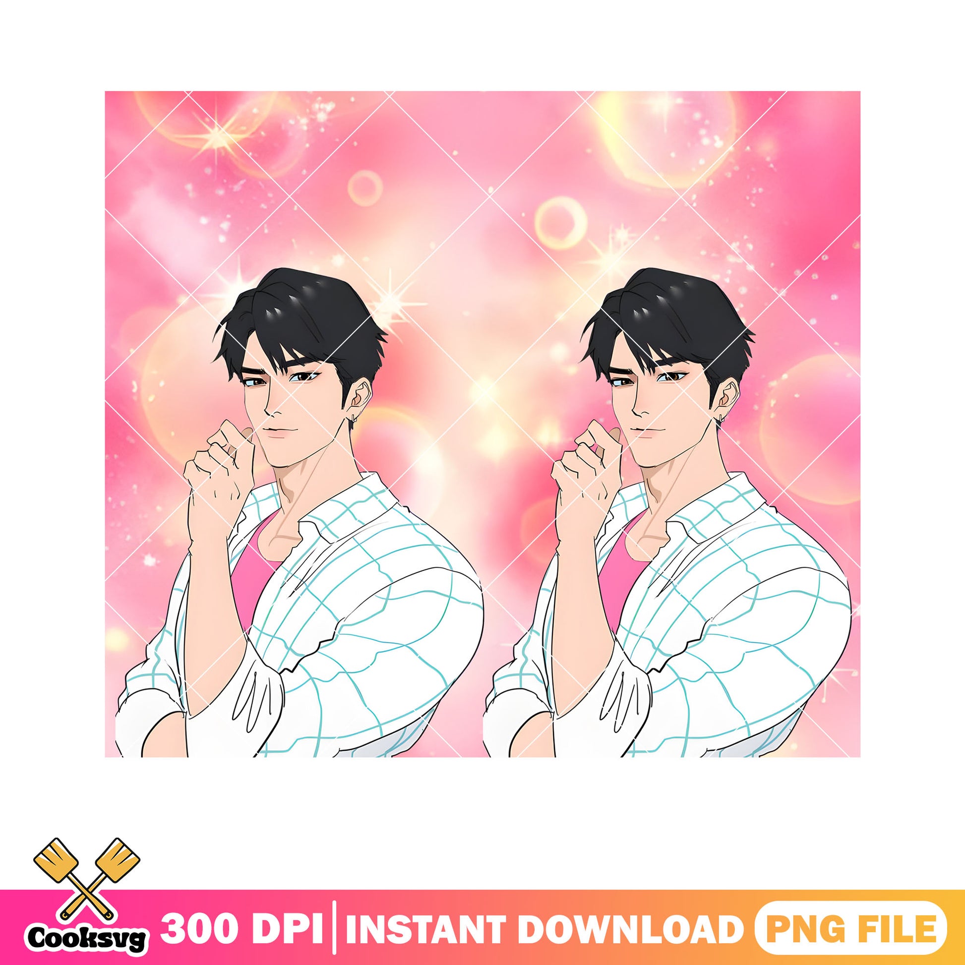 The pink aura of jinu png, saja jinu png, kpop demon hunters png