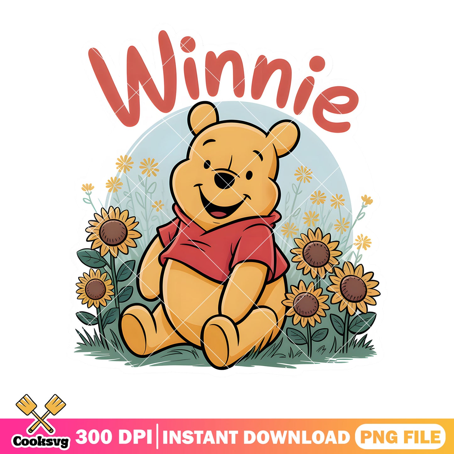 The pooh sunflower winnie png, winnie the pooh png,​ pooh bear png