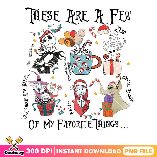 These are a few of my favorite thing png, sally png, Oogie Boogie png