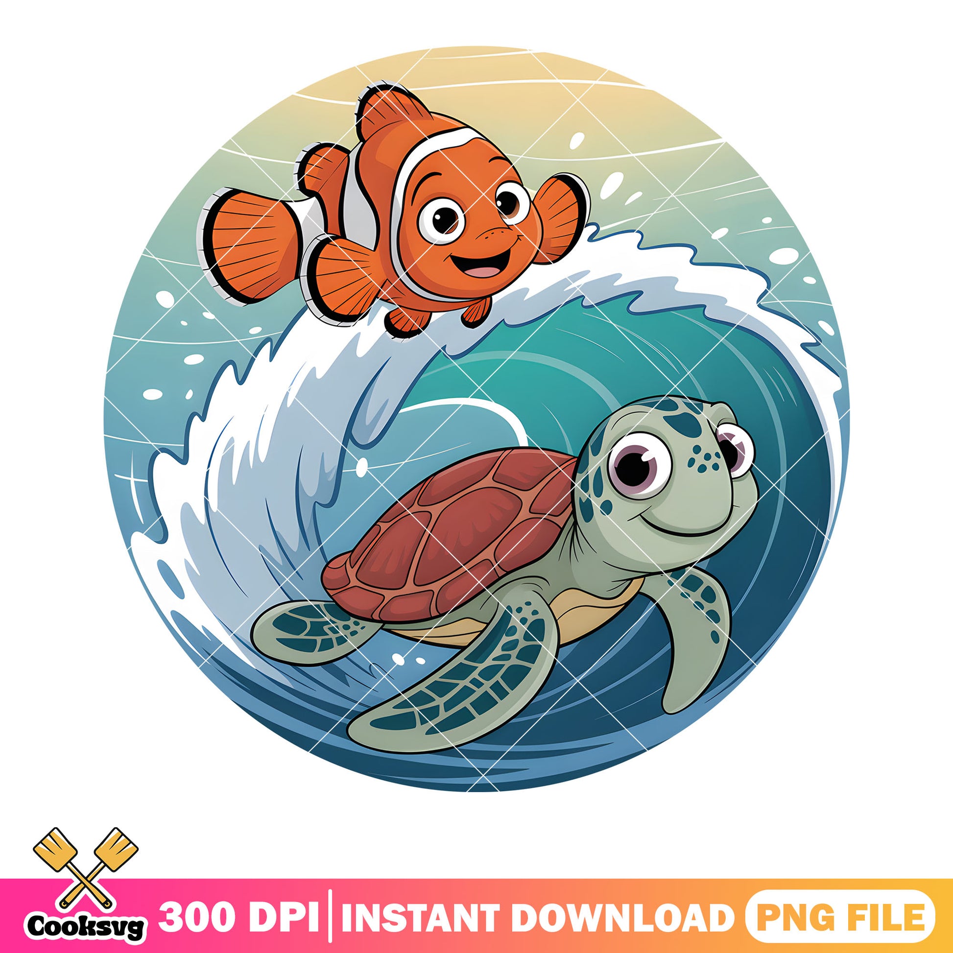 The seawave squirt and nemo png, squirt turtle​ png, disney dory png